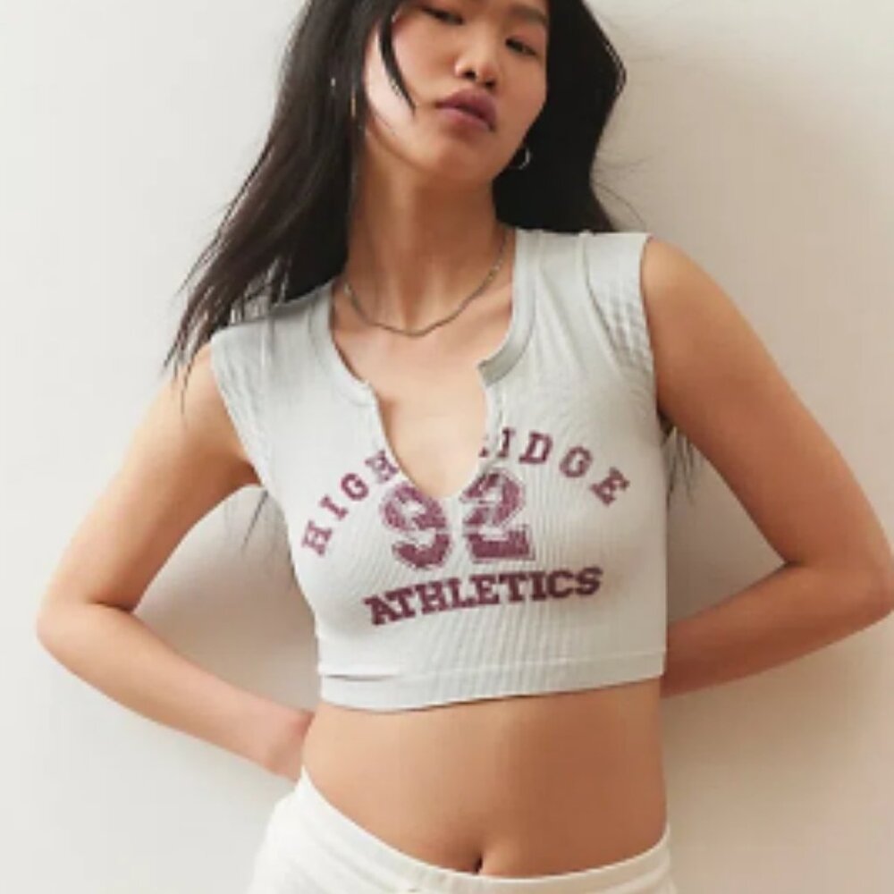 Urban Outfitters Out From Under Go For Gold Crop Top